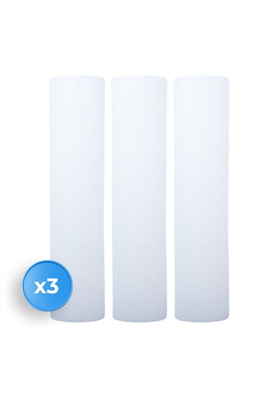 Açık Kasa Su Arıtma Cihazı Sediment Spun Filtre 3 Adet