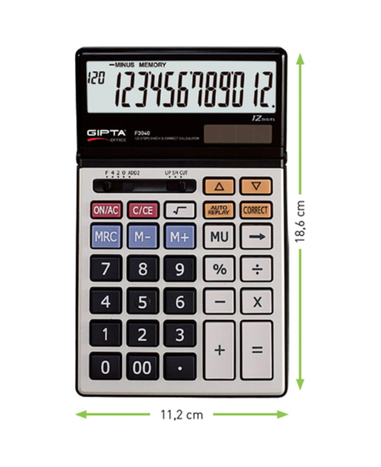 Hesap Makinası Masa Üstü 12 Hane F3040 Diğer