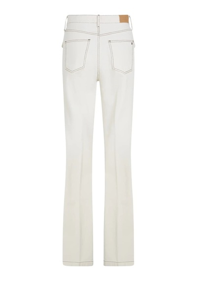 Tommy Hilfiger Relaxed Bootcut Hw C, Ybl Beyaz Kadın Jean Pantolon