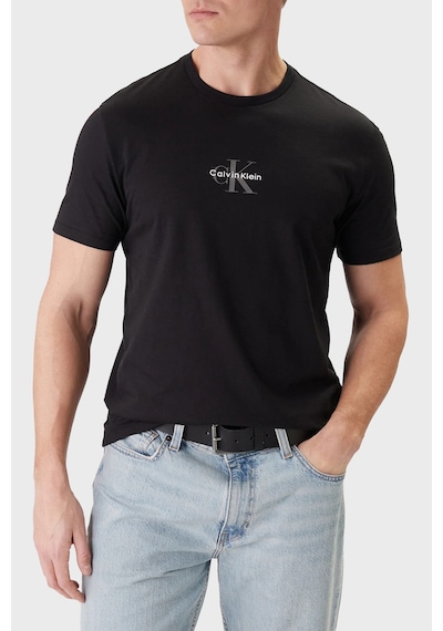 Calvin Klein Erkek T Shirt Lv04rb866g Ub1 Siyah Siyah