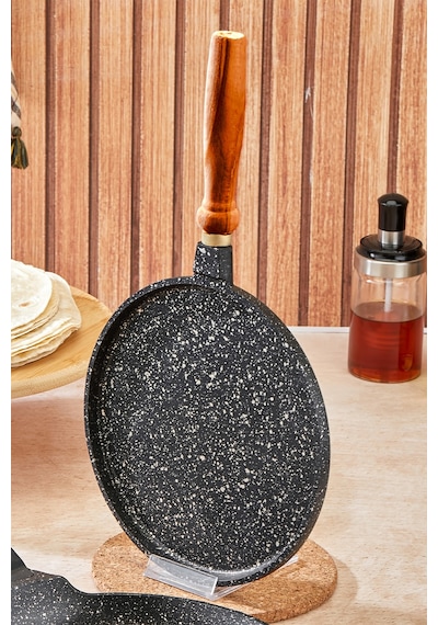 Polochef Gözleme Ve Krep Tavası 22 Cm Siyah