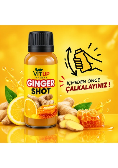 Vitup Ginger Shot 30 Ml 10 Adet 1 Kutu