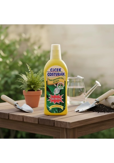 Çiçek Coşturan Yaprak Sararmasına Karşı Özel Bitki Besini 600 Ml 500+100 Ml Hediyeli 0
