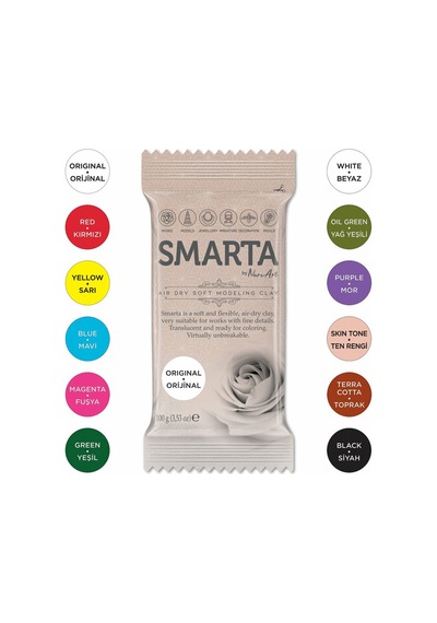 Smarta Modelleme Hamuru 100 Gr. Sarı