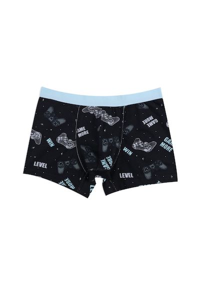 Koza İç Giyim Erkek Çocuk Pamuklu Uzay Baskılı 3'lü Boxer 3053 3053-16