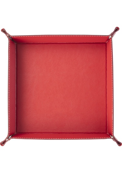 2k Sepet Masa Üstü Organizer Kare 16.5x16.5 CM Siyah