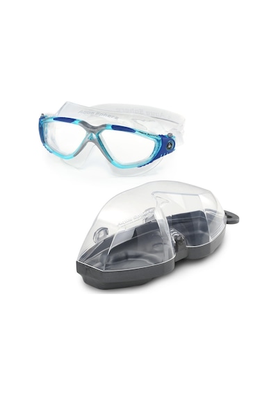 Aqua Sphere Vista Aqua/Gri - Şeffaf Lensli Yüzücü Gözlüğü Yüzücü Beyaz