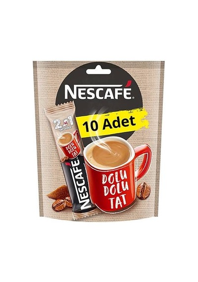 Nescafe 2'si 1 Arada Kahve 10'lu
