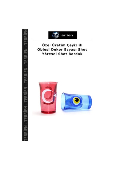 Özel Üretim Çeyizlik Objesi Dekor Eşyası Shot Yöresel Shot Bardak