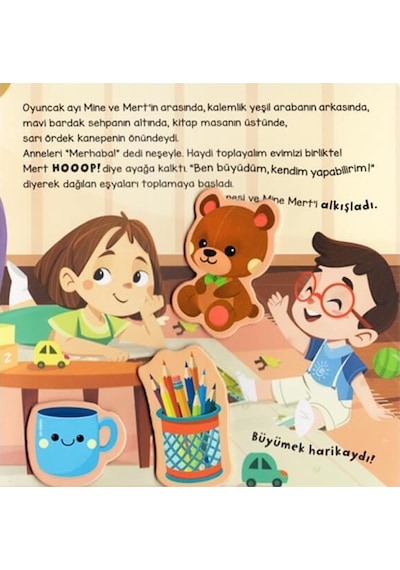 Merhaba Eşyalarım - Cırt Cırtlı Hikaye Kitabı - Asiye Aslı Aslaner - Sincap Kitap