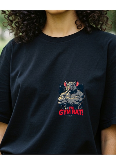 Penguen Blinders Tasarımlı Baskılı T-shirt Siyah