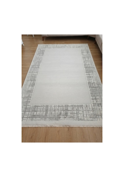 Duru Halı Alves Serisi Akrilik İplik Dokuma 200x290 6m2 Halı Gri