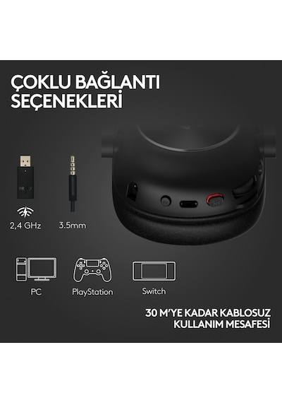 Logitech G Pro X 2 Lıghtspeed Kablosuz Kulak Üstü Kulaklık