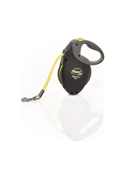 Flexi Giant Neon Sarı Otomatik Köpek Gezdirme Tasması 8 Mt Medium Sarı