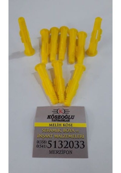 8Mm Roket Dübel 10 Adet