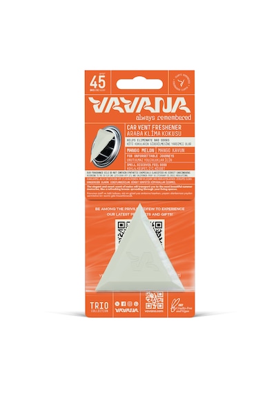 Vavana Araba Klima Kokusu 3'lü Set - Trio Oto Kokusu Bpa & Sıvı İçermez 45 Gün Etkili Set 3