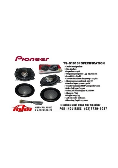 Pioneer Ts-g1010f 10cm 190w Oto Hoparlör