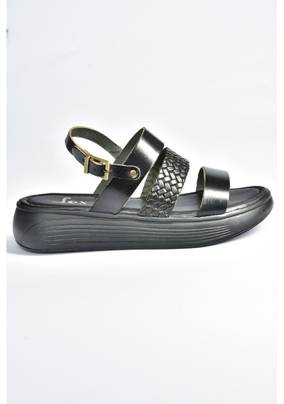 Fox Shoes Siyah Günlük Kadın Sandalet M291082603