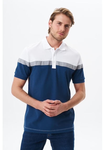 AR-MA Arma Erkek Regular Fit Basic % 100 Pamuk Pike Polo Yaka Tişört Y29374354702 Beyaz
