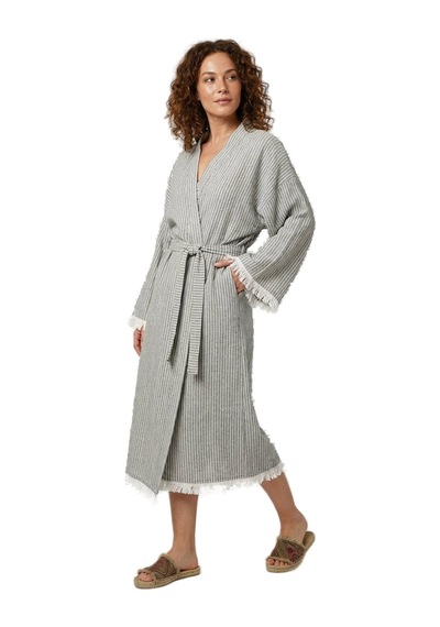 Brandsmiths Lune Grey Kimono Sarı