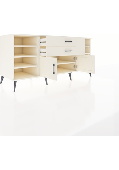 Kronos Konsol 7 Raflı 2 Çekmeceli 2 Kapaklı 176x59x83 Aytaşı-aytaşı/aytaşı Aytaşı/aytaşı
