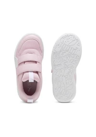 Puma 38084521 Multıflex Mesh V Ps Whıte Pınk Çocuk Sneaker Pembe