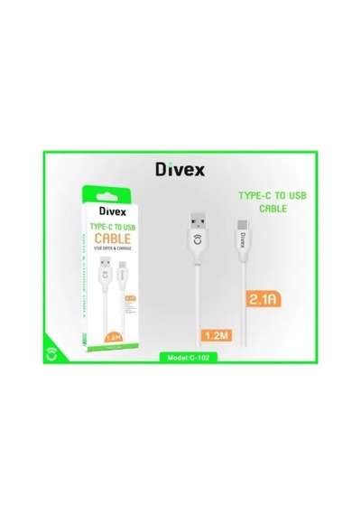 Divex Type C To Usb Şarj Kablosu 2.1A 1.2 Metre Şarj Data Kablosu (390260936)