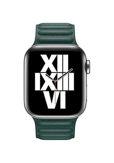 Zore İle Uyumlu Watch 44mm Krd-34 Deri Kordon Koyu Yeşil Sku: Zeus8690010121431