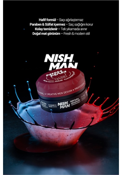 M3 Dağınık Mat Görünümlü Saç Şekillendirici Wax - 100 Ml