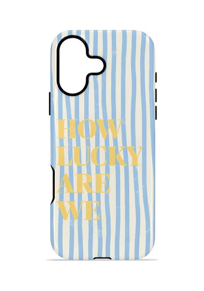 Apple iPhone Uyumlu 17 Vorian Çift Katmanlı Kılıf Lucky Summer Stripe