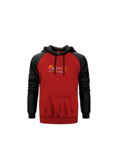Ktm Supermotard Kırmızı Renk Reglan Kol Sweatshirt Kırmızı