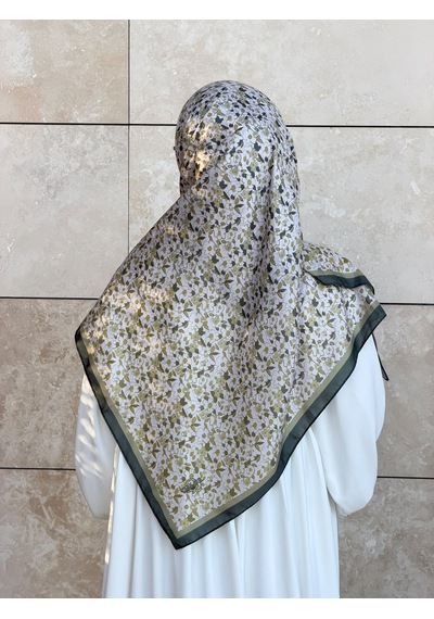 Qalortex Scarf Meyra Desen B.boy Eşarp - Çağla
