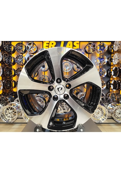 4 Adet Bky-0092 7.5 18 5 112 Et49 57.1 Black Mack Jant Takım