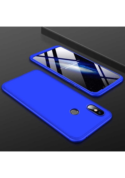 Xiaomi Redmi Note 5 Pro Kılıf Zore Ays Kapak Mavi