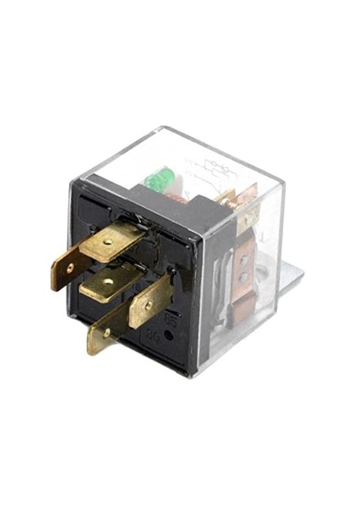 Üstün 12v 5p 87a 40a Şeffaf Ledli Mini Röle 1