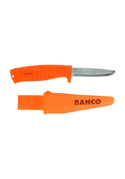 Bahco Floresant Saplı Batmaz Kamp Bıçak 1446-float Turuncu