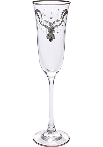 Decorium M00545 Flut Şampanya Kadehi 6 Prc Bella Platin