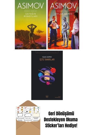 Şafağın Robotları Robot Serisi 3. Kitap + Çıplak Güneş Robot Serisi 2. Kitap + İşte Tanrılar