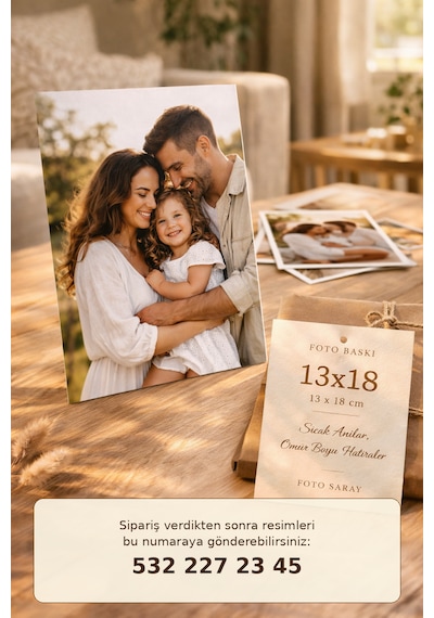 40 Adet Kişiye Özel Fotoğraf Baskı - Yüksek Kalite Anı Fotoğrafı Ebat-13X18