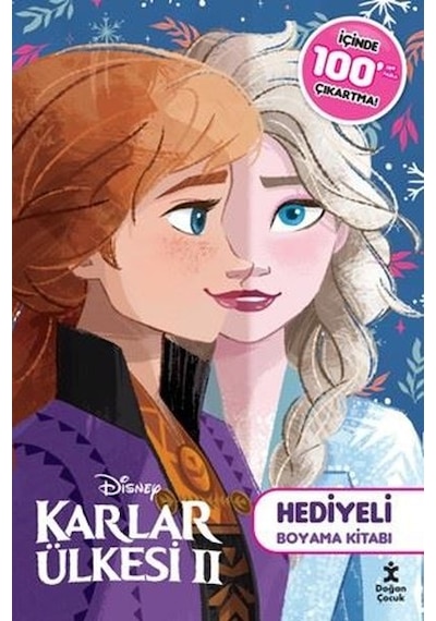 Disney Karlar Ülkesi 2 - İçinde 100'den Fazla Çıkartma! Hediyeli Boyama Kitabı- Doğan Çocuk