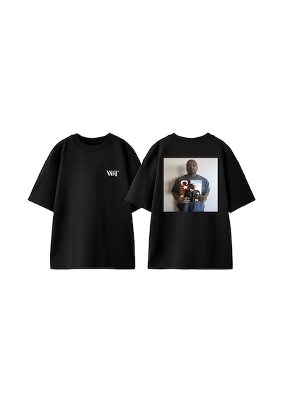 Thewert Drake Atatürk Tasarım Sırt Baskılı Pamuk Siyah Oversize T-shirt