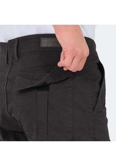 Slazenger EARNINGS Erkek Cepli Kargo Koyu Gri Şort