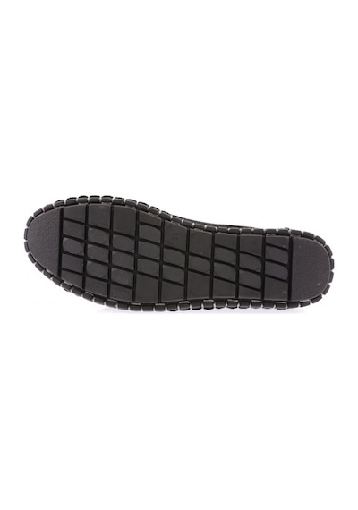 Dgn 600-23y Kadin Dikiş Detayli Metal Tokali Loafer Ayakkabi 600-2109-R1680 Siyah