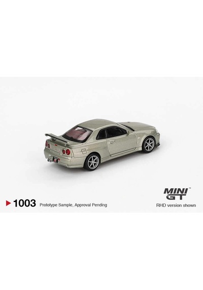 Mini Gt 1/64 Nissan Skyline Gt-r R34 V-spec Iı Nür Millenium Jade Mgt01003 Çok Renkli
