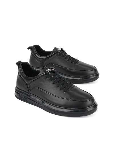 Ziya, Erkek Hakiki Deri Sneaker 1611037z2583 Siyah 1611037z2583 000