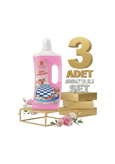 Worldchem Yüzey Temizleyici 3x1000 Ml Diğer