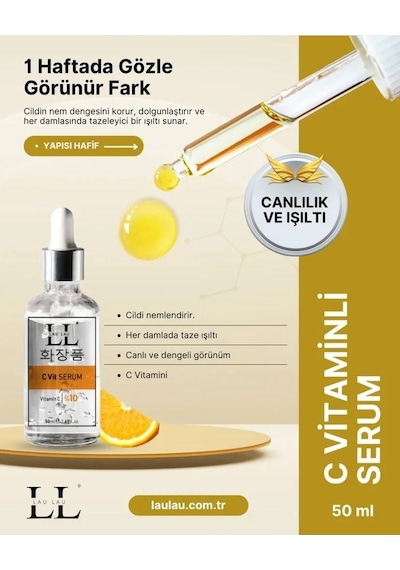 C Vitamini Serum Aydınlatıcı, Yenileyici & Leke Karşıtı 50 Ml