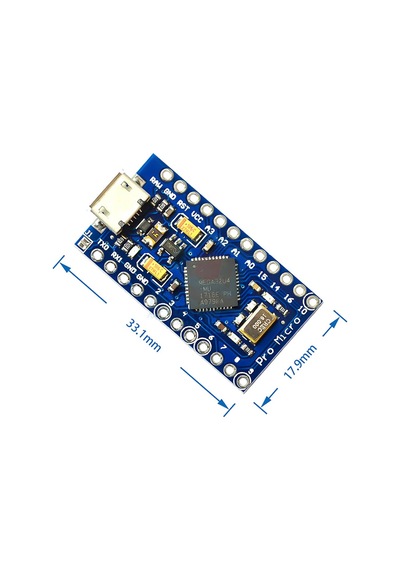 Arduino Pro Micro Atmegau4 Micro Usb 5V 16Mhz Atmel Mini Mcu