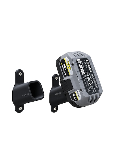 Ryobi 18v One+ Battery Wall Mount 18v One+ Batarya Duvar Askı Aparatı, Akü Tutucu, Duvar