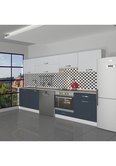 Decoraktiv Elite 280y Ankastre Fırın Modüllü Mdf Hazır Mutfak Dolabı - Tezgah Dahil - Antrasit - Buz Gri Diğer Decoraktiv Elite 280y Ankastre Fırın Modüllü Mdf Hazır Mutfak Dolabı - Tezgah Dahil - Antrasit - Buz Gri Diğer